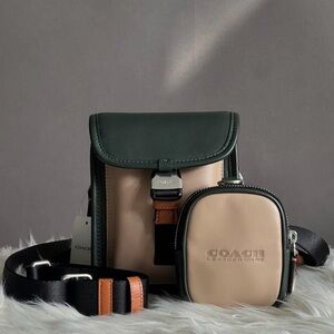 CF114 - Coach Charter North/South Crossbody With Hybrid Pouch in Colorblock